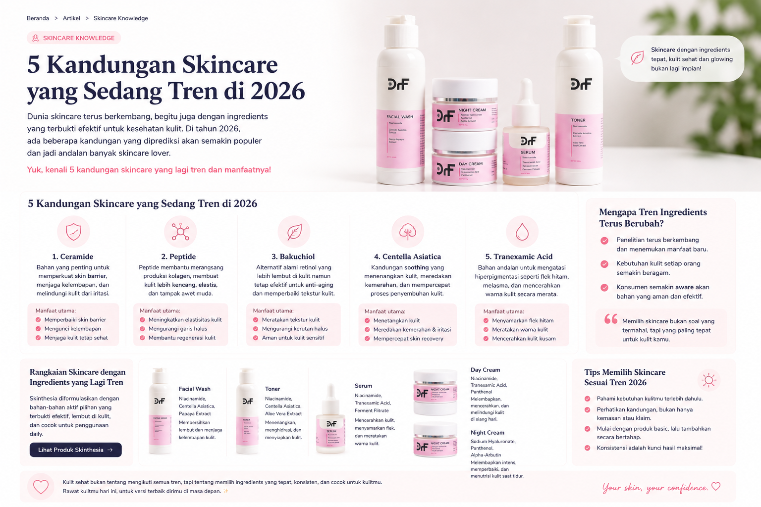5 Kandungan Skincare yang Sedang Tren di 2026